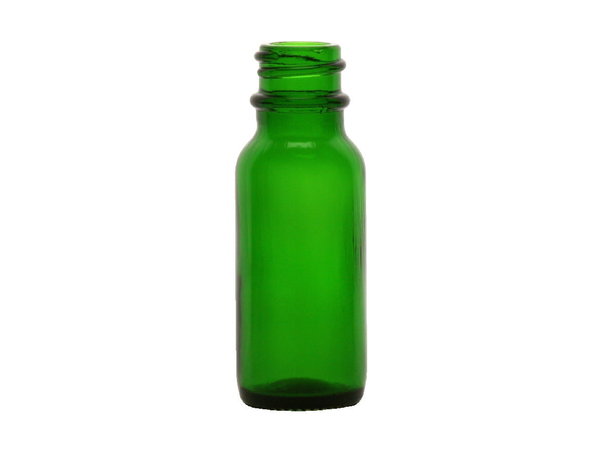 915015CC-PKG = 0.5 ounce Boston Round Bottle with Black Luer Lock Cap - Bag  of 10