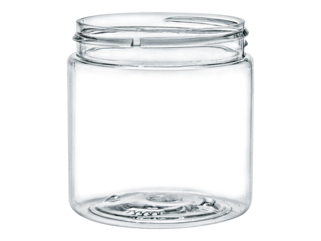 4 oz Natural PP Plastic Straight Sided Jars (Tall) - Cap Not Included - Natural 58-400