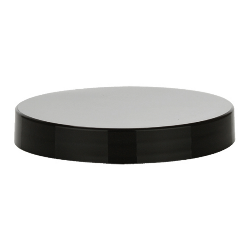 70-400 Black Smooth Plastic Cap (Foam Liner)