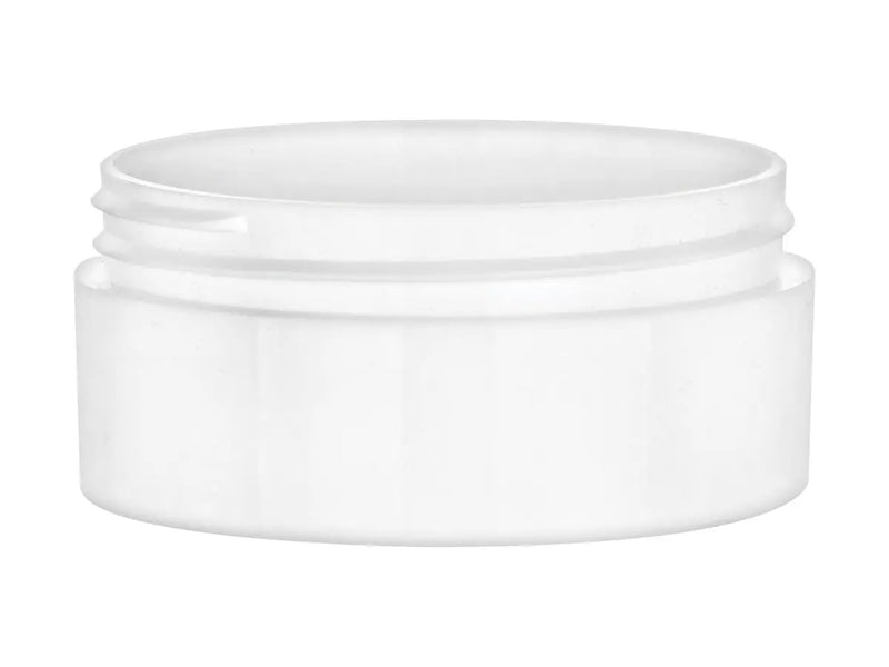 2 oz White 70-400 PP Thick Wall Straight-Based Jar