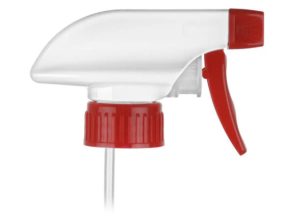 28-400 White/Red Trigger Sprayer 9.25" Dip Tube