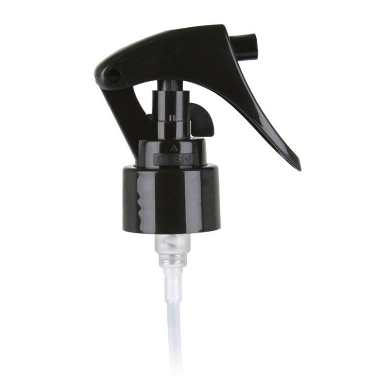 24-410 Black Mini Trigger Style Fine Mist Sprayer  (6 3/4" Dip Tube)