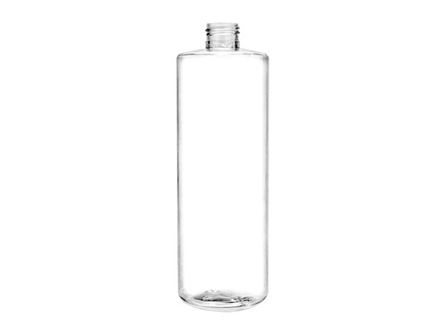 8 oz Clear PET Plastic Cylinder Bottle 24-410 Neck Finish