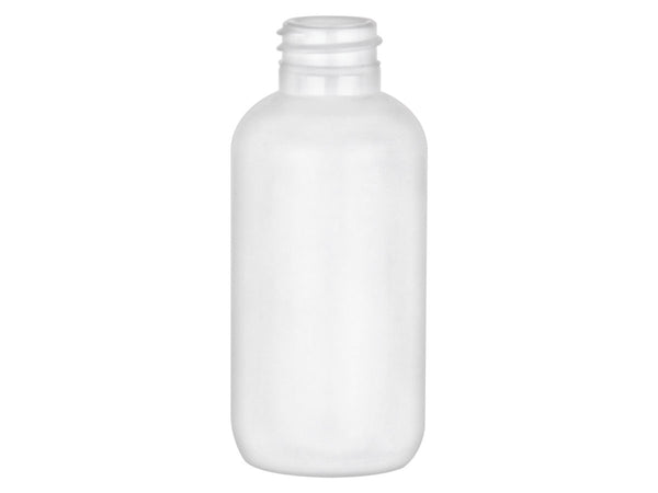 2 oz White 20-410 50% HDPE PCR Boston Round Bottle