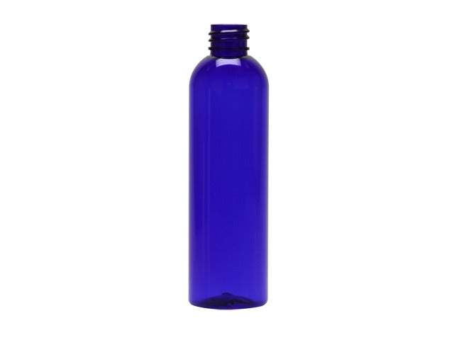 4 oz Blue PET Plastic Cosmo Bottle w/ Black Storage Cap – Your Oil