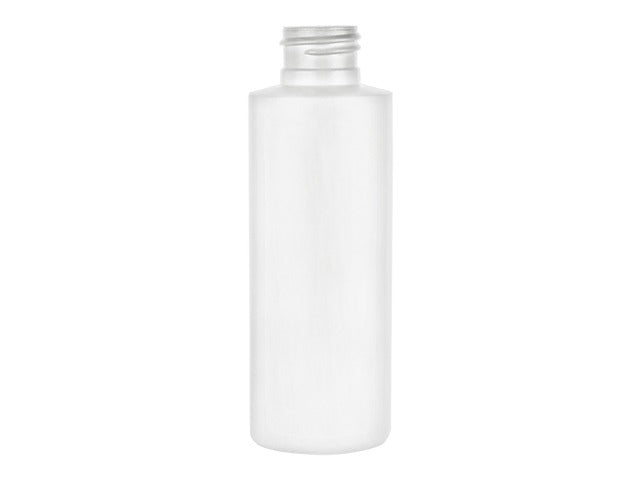 4 oz White 24-410 HDPE Cylinder Round Bottle - Citadel Packaging