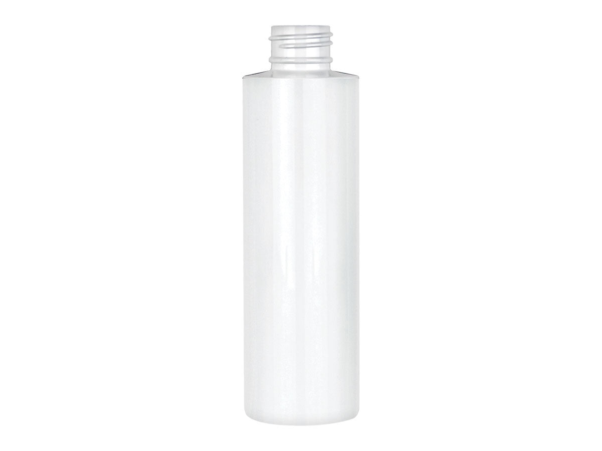 4 oz White PET Cylinder Round Plastic Bottle 24-410 - Citadel Packaging