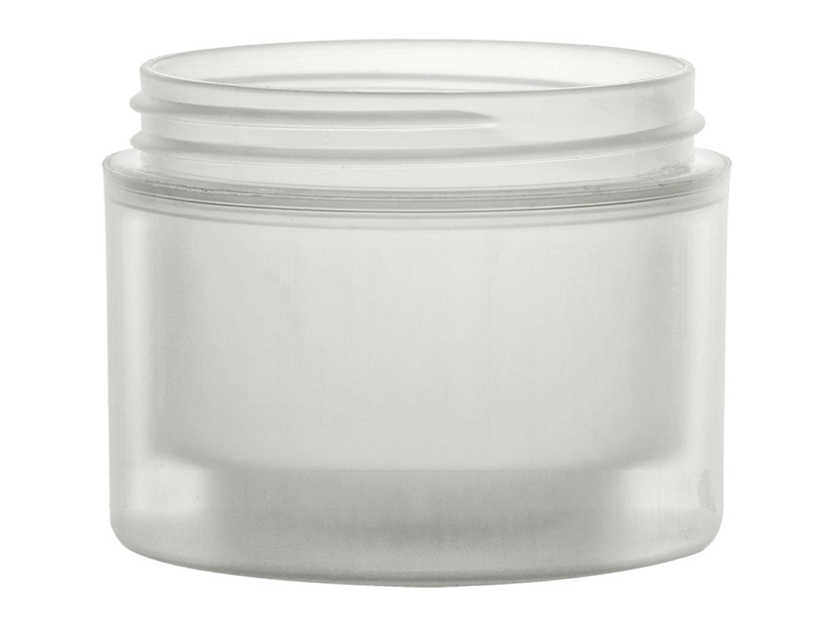 4OZ Clear Glass Jars 58/400 (Lid options listed)