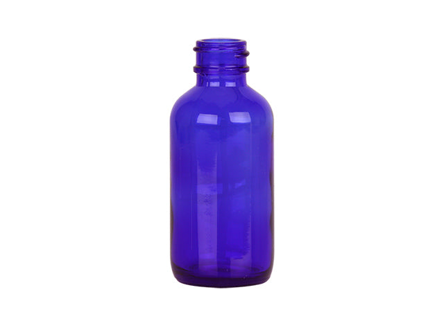 2 oz Clear Glass Boston Round Bottle 20-400 Neck Finish